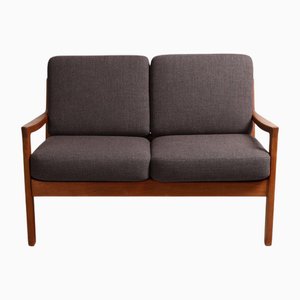 Two-Seater Sofa in Teak by Ole Wanscher