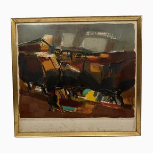 Jean Chevolleau, Countersigned Artist's Proof, 20th Century, Lithograph, Framed
