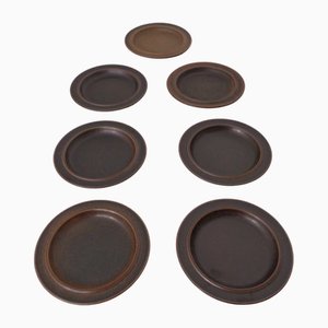 Platos Ruska de Ulla Procope para Arabia, Juego de 7, Finlandia, años 60. Juego de 7