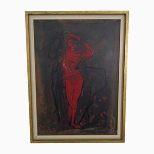 After Marino Marini, Dancer, 1960s, Artwork on Wood