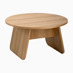 Table d'Appoint Momoko en Placage de Chêne Huilé de Emko