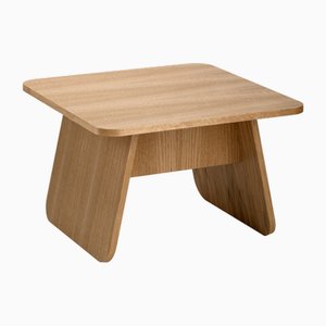 Table d'Appoint Momoko en Placage de Chêne Huilé de Emko