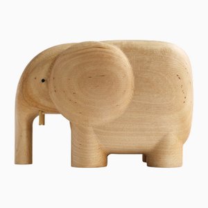 Elephant I Piccolini Wooden Animal Figure by Viviana Degrandi for Emko