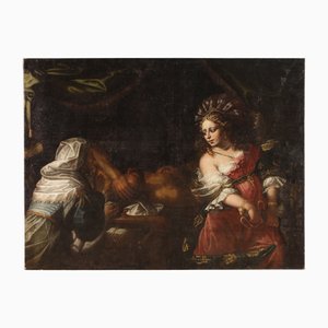 Artista italiano, Giuditta e Oloferne, 1720, Olio su tela
