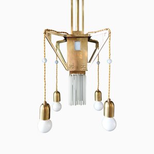 Lampadario Art Nouveau, Vienna, 1905