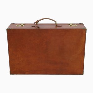 Valise de Voyage Vintage en Cuir, 1980s