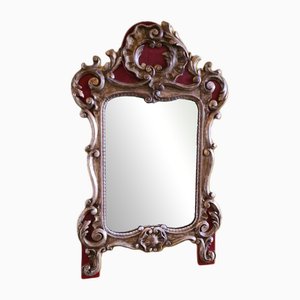 French Louis XV Style Gilded Wooden Mirror
