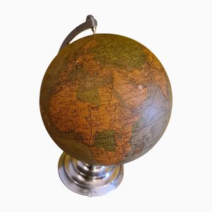 Globo terráqueo francés Art Déco de M. Picquart, años 30