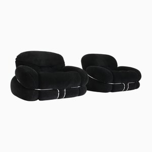 Set de Fauteuils Okay par Adriano Piazzesi, 1970s
