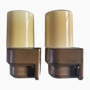 Vintage Swedish Wall Lamps by Sigvard Bernadotte, 1960s, Set of 2