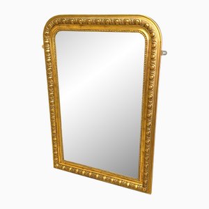 French Gilt Rectangular Wall Mirror, 1850
