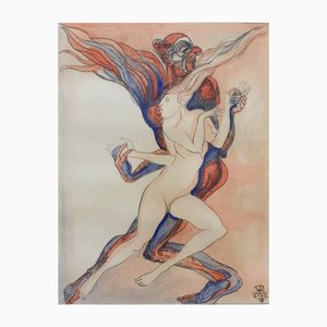 Leszek Rózga, Casanova, 2006, Kaltnadelradierung auf Papier