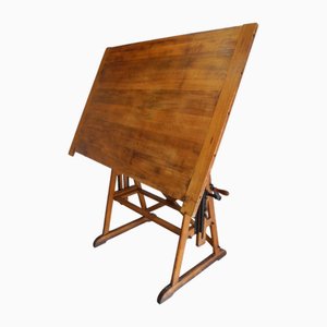 Antique Architects Drawing Table, 1920s