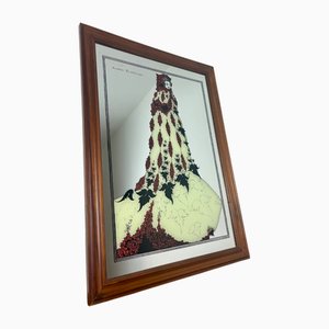 Art Nouveau Aubrey Beardsley Framed Mirror