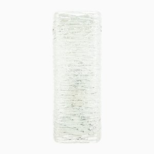 Moderne Mid-Century Murano Eisglas Wandlampe von Kaiser Leuchten, Deutschland, 1960er