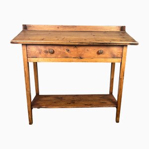 Edwardian Pitch Pine Clerk Desk