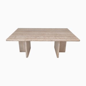 Rectangle Travertine Coffee Table, 1980s