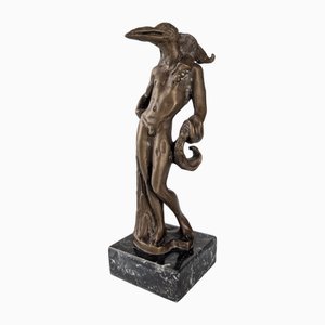 Salvador Dali, Escultura Birdman, años 60, Bronce