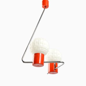 Lámpara de araña Mid-Century moderna de Josef Hurka para Napako, años 70