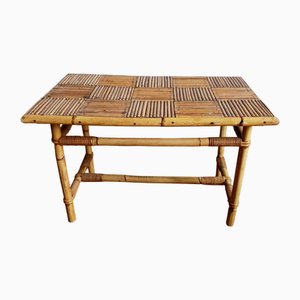 Split Bamboo Coffee Table by Adrien Audoux & Frida Minet, 1960s