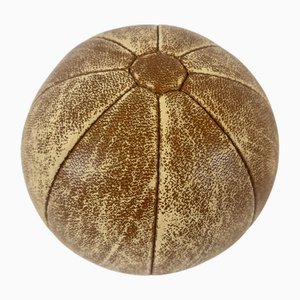 Leather Medicine Ball, Poland, 1950s