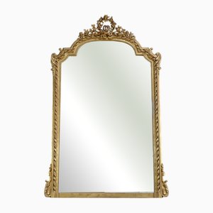 Mid-19th Century Louis XVI Golden Mirror