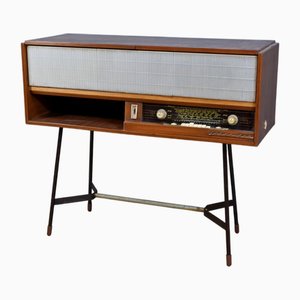 Mid 20. Jh. Radio Schrank aus Mahagoni von Schneider
