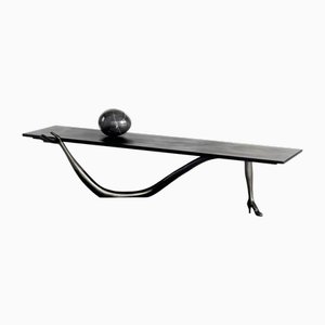 Leda Low Table Black Label Sculpture by Salvador Dalí for BD Barcelona