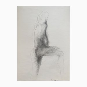 Antoni Janusz Pastwa, Desnudo, 1996, Dibujo a lápiz