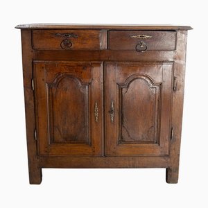18th Century French Oak & Wrought Iron Buffet