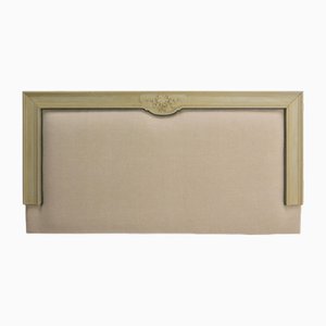Early 20th Century Louis XVI French Linen Head Board