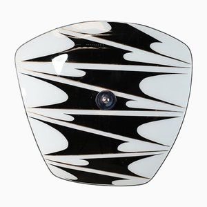 Mid-Century Glass Hanging Pendant, 1958