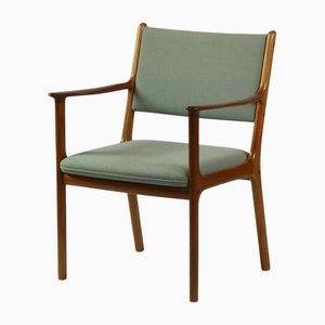 Fully Restored Customizable PJ 412 Armchairs in Mahogany from Ole Wanscher, 1960s