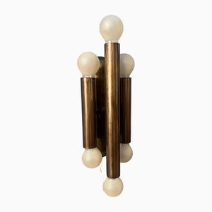Vintage Bronze Wall Sconce attributed to Mtoko Ishii