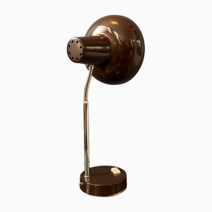 Vintage Brown Metal Table Lamp