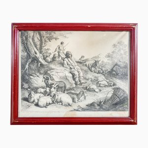 Francesco Londonio, Bucolic Scene 3, Engraving