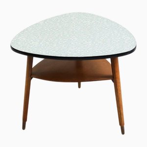 Couchtisch mit Tischbeinen aus Teak & Formica Platte, Mitte des 20. Jahrhunderts