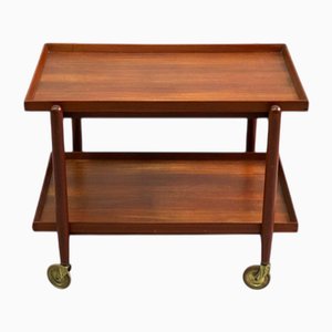 Teak Serving Trolley by Poul Hundevad and Domus Danica, Denmark, 1960s