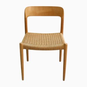 Model 75 Chair with Original Paper Cord by Niels O. Møller