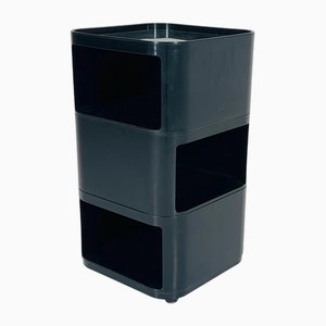 Componibili Square Serving Trolley Model 4970 by Anna Castelli for Kartell, Italy, 1960s