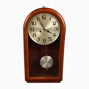 Horloge Murale Pendulum Mécanique Vintage avec Coffret en Bois