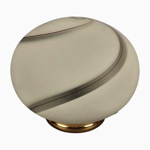 Modern Murano Glass Mushroom Table Lamp with Stripes, 1970s