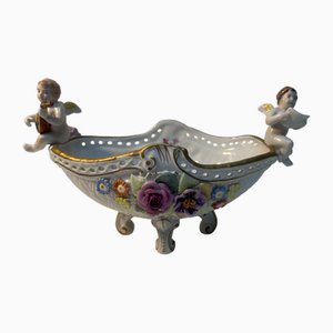 Bowl with Putti from Porzellanmanufaktur Plaue, 1970s