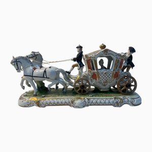 Large Porcelain Carriage from Unterweissbach, 1970s