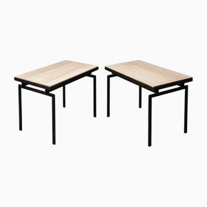 Modernistische Beistelltische, 1950er, 2er Set