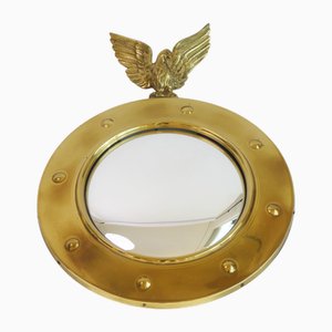 Miroir Rond Convexe avec Aigle Regency, Italie
