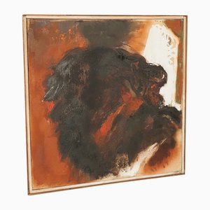 Pino Reggiani, Emblema, 1961, Olio su tela