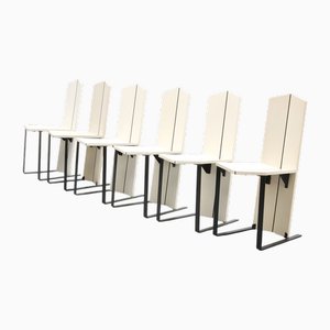 Postmodern Dining Chairs, 1980s, Set of 6