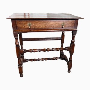 18th Century Jacobean English Oak Side Table