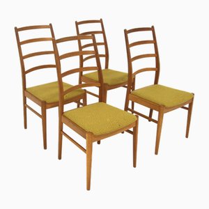 Oak Chairs by Nils Carlsson for Tibro, Sweden, 1960s, Set of 4
